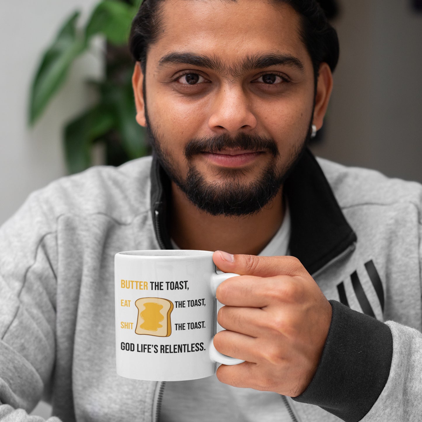 Butter The Toast Eat The Toast S**t The Toast - Funny Quote Gift Mug