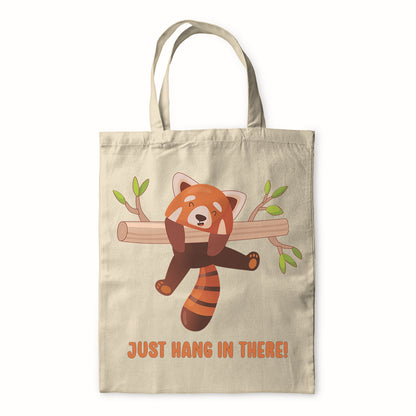 Just Hang In There - Cute Red Panda Gift Tote Bag