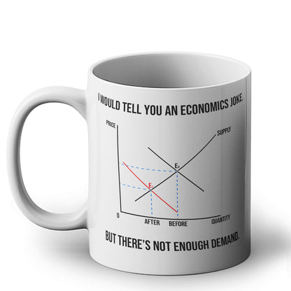 I Would Tell You An Economics Joke, But There's Not Enough Demand - Funny Economist Gift Mug