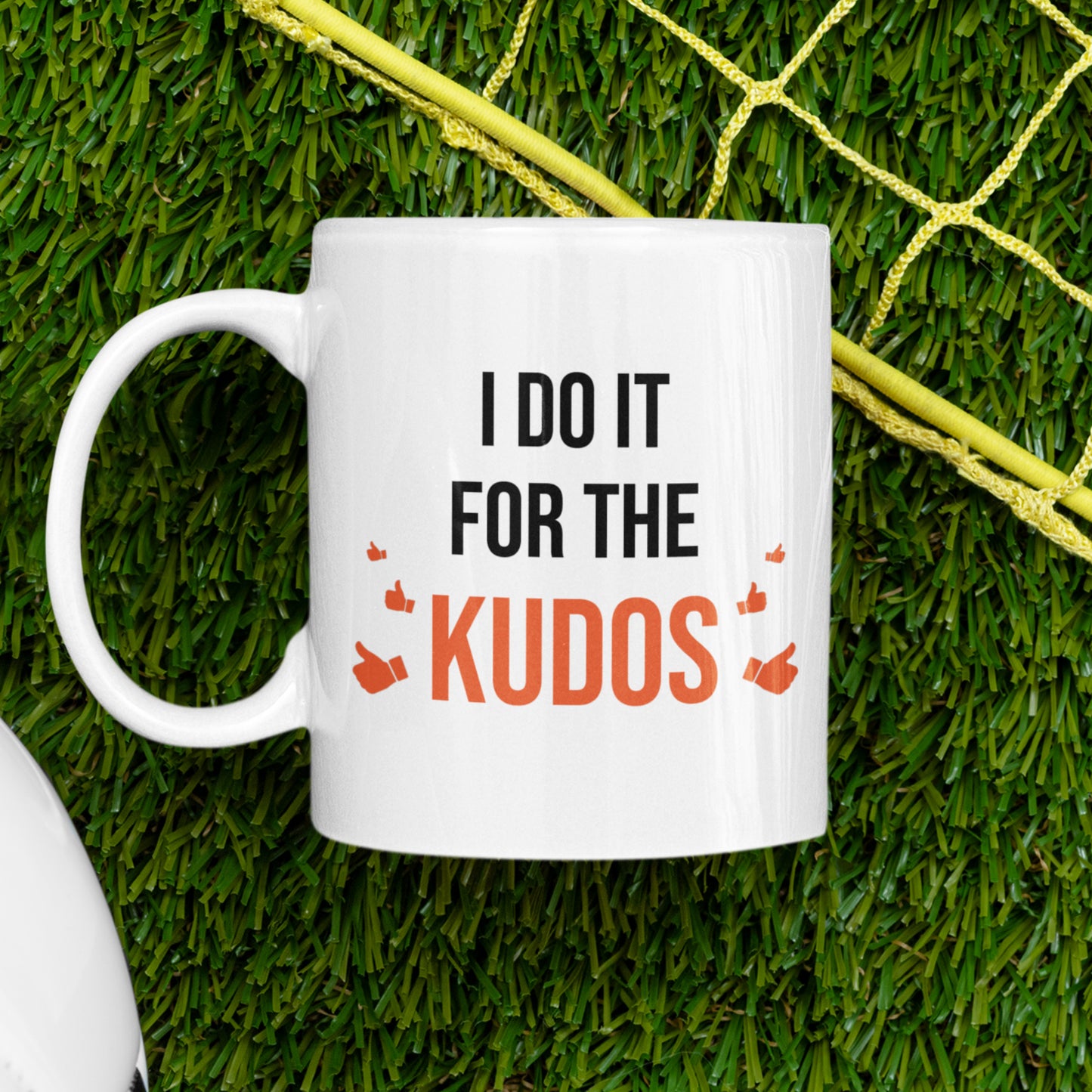 I Do It For The Kudos - Sports Athlete Gift Mug