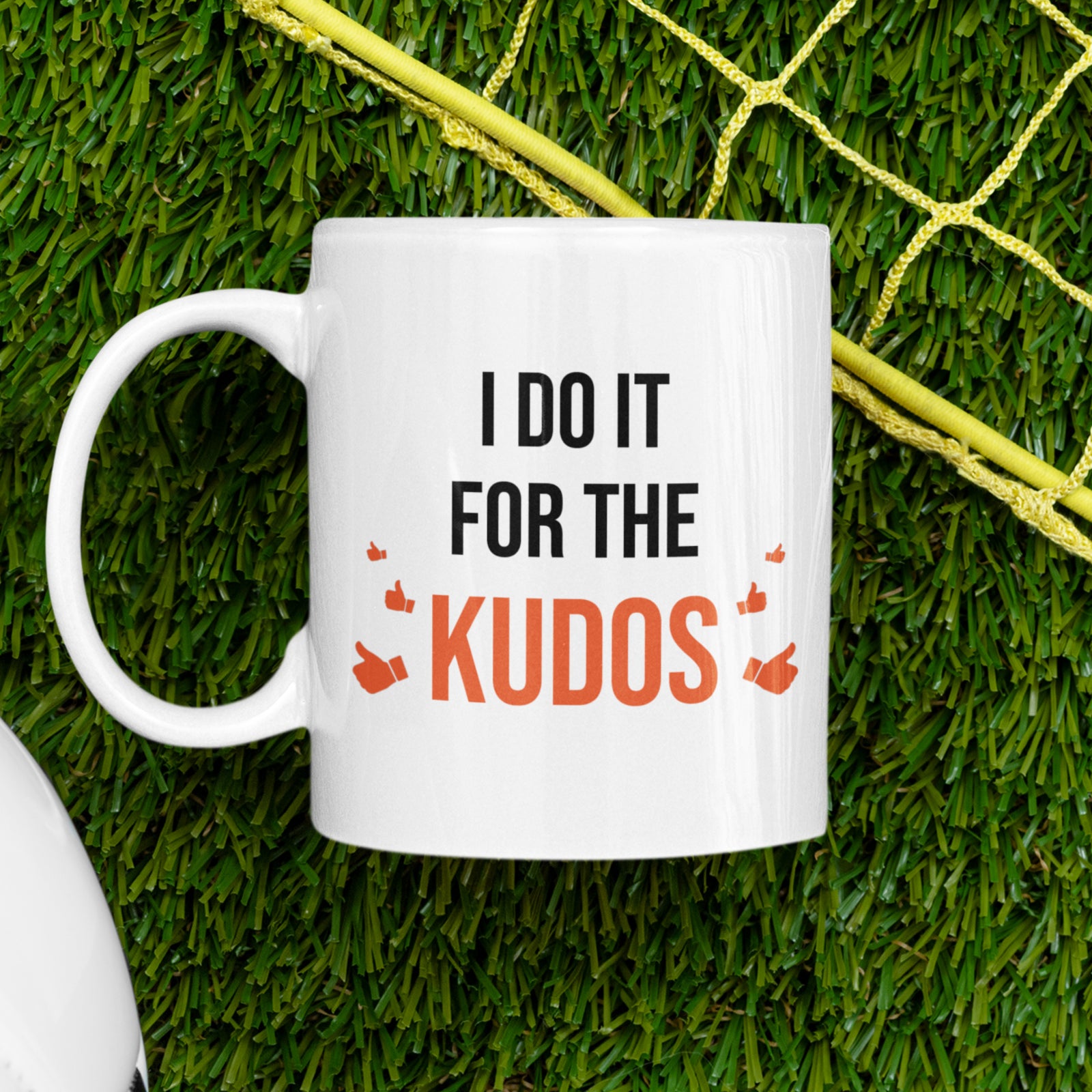 I Do It For The Kudos - Sports Athlete Gift Mug