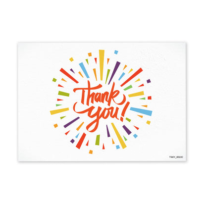 Pack of 20 Thank You Cards Thankyou Postcards Notes Pads Adults Mens Ladies