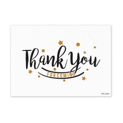 Pack of 20 Thank You Cards Thankyou Postcards Notes Pads Adults Mens Ladies