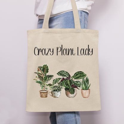 Crazy Plant Lady - Gardening Lover Gift Tote Bag